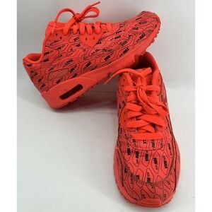 Nike Air Max 90 Premium "Just Do‎ It" Sneakers Crimson 859560-600 Youth Size 4.5